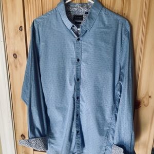Men’s light blue 7Diamonds Premium Hall of Fame LS button down